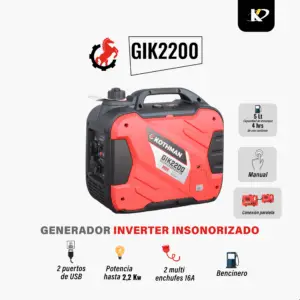 generador inverter insonorizado gik2200